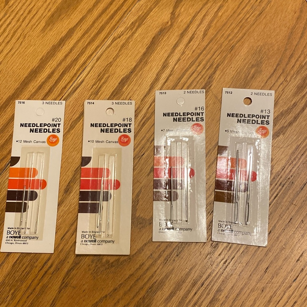 Vintage Boye Needlepoint Needles